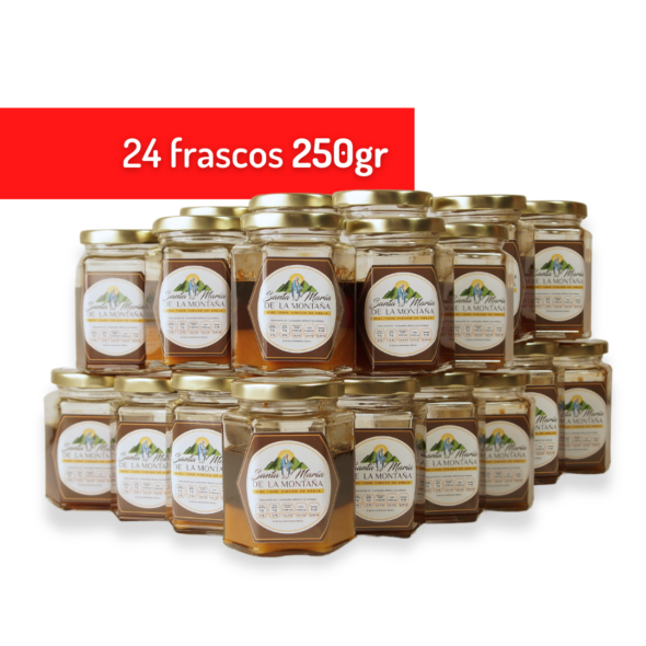 24 fracos miel 250gr