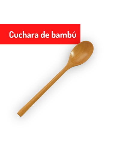 cuchara de bambu para miel